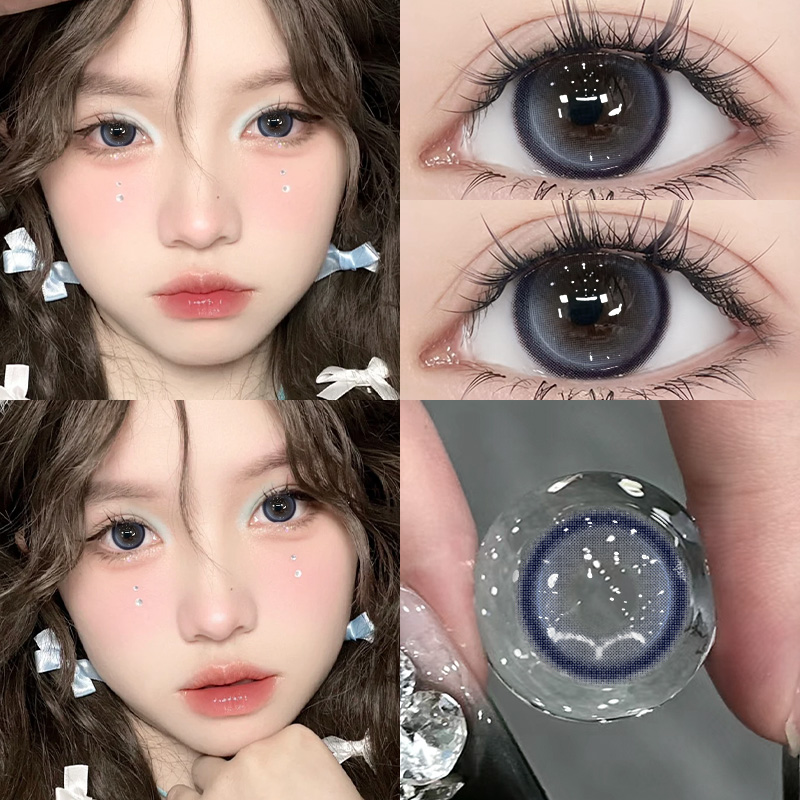 【TiNACON】Volcano Blue 14.2mm Daily Watery Soft Contact Lens