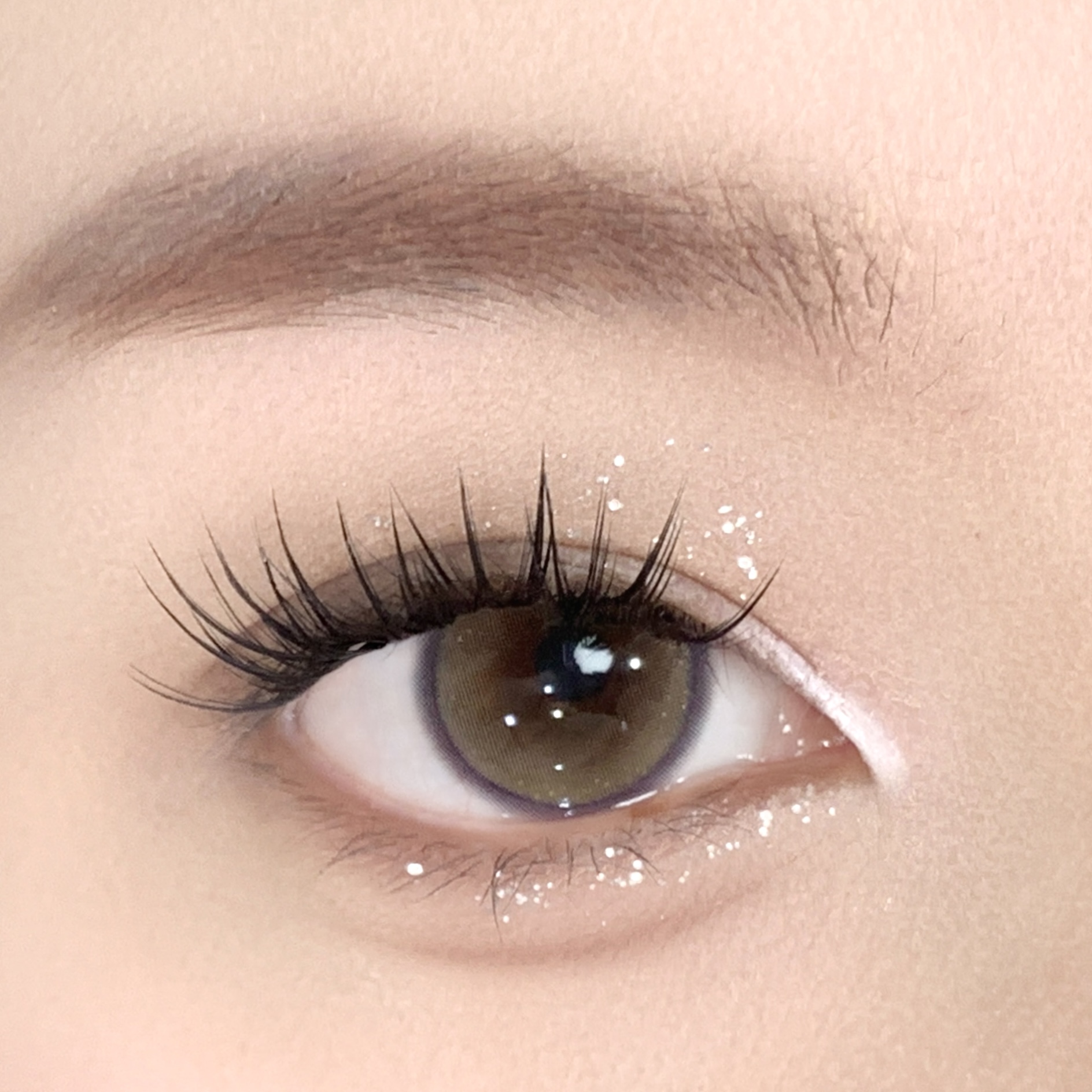 【TiNACON】Sea Salt Brown 14.5mm 6 months Watery Soft Contact Lens