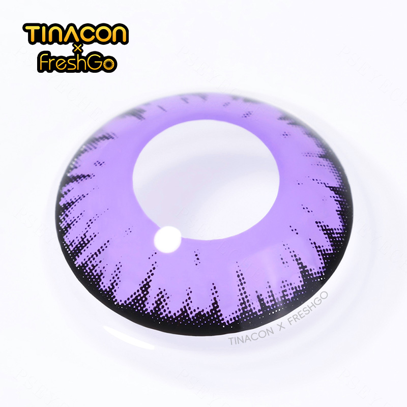 【TiNACON x Freshgo】Monster Purple 14.5mm Yearly Watery Cosplay Contact Lens 2024 New Arrival