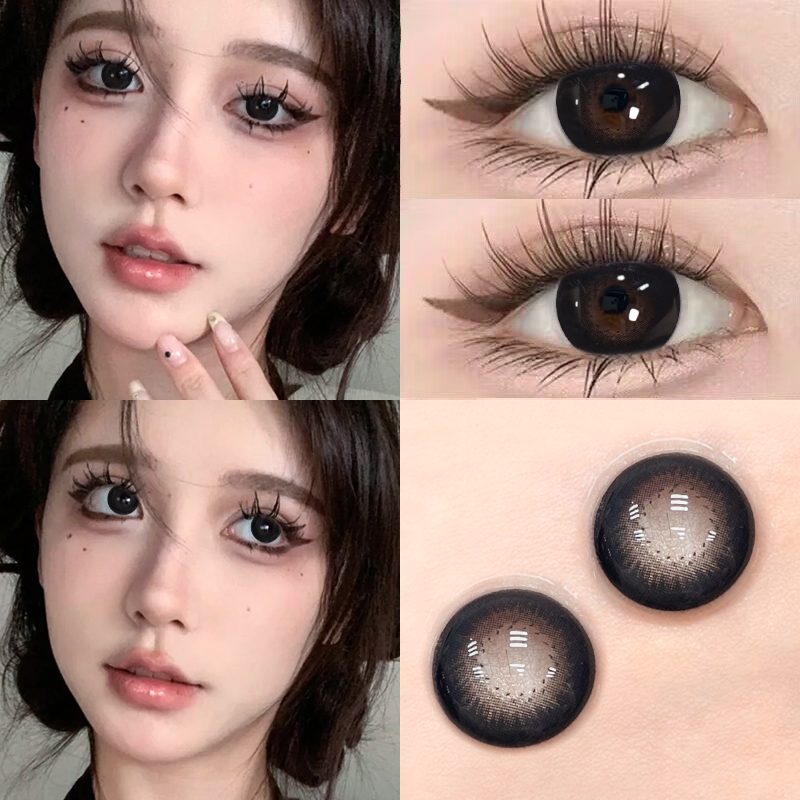 【TiNACON】BIG Black 14.5mm 6 months Watery Soft Contact Lens