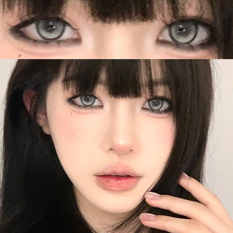 【TiNACON】Jupiter Gray  14.5mm 6 Months Natural Watery Soft Contact Lens
