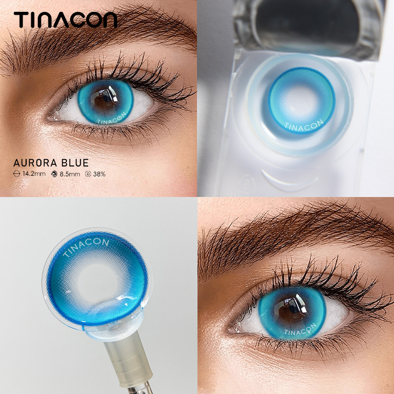 【TiNACON】Aurora Blue 14.2mm Daily 