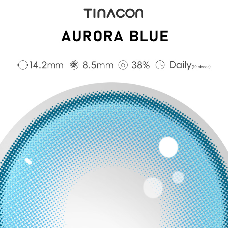 【TiNACON】Aurora Blue 14.2mm Daily 
