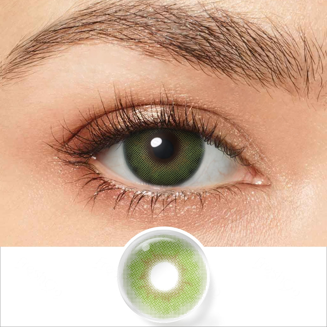 【TiNACON x Freshgo】Mori Moss Green Colored Contacts