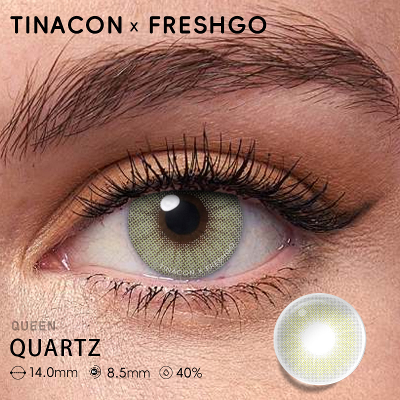 【US Fast Send】Magister  Queen Quartz 14.0mm  Yearly Natural Watery Soft Colored Contact Lens