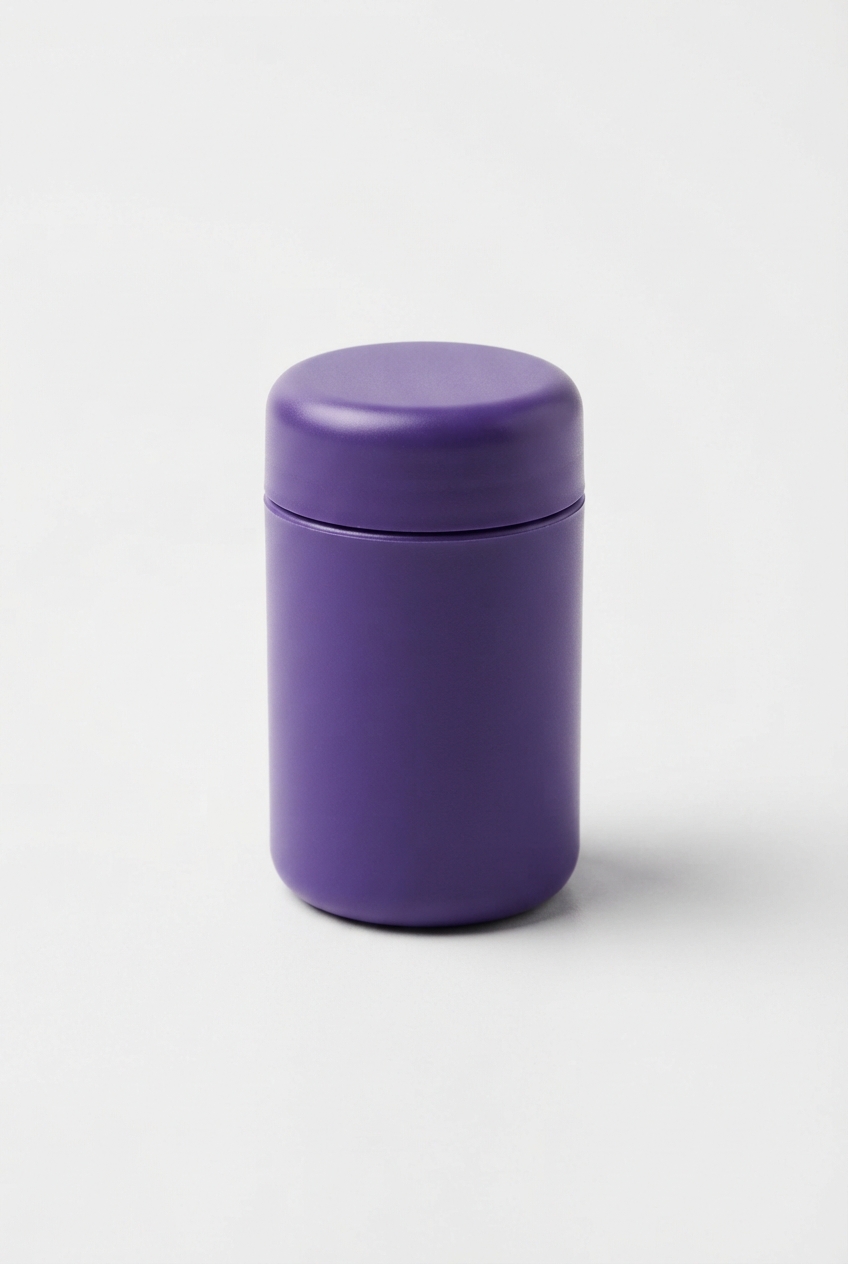 Dreamy violet contact lenses in compact case