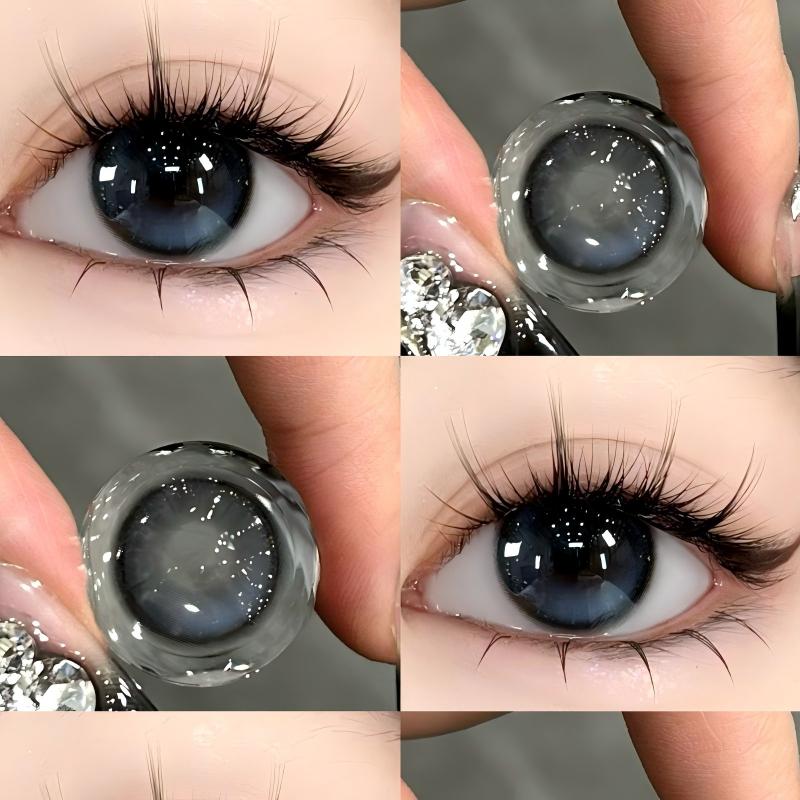 【TiNACON】Moonlight Blue 14.2mm Daily Watery 2 Pieces Contact Lens 
