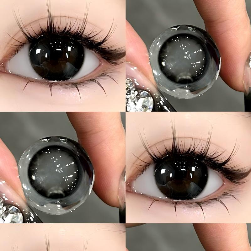 【TiNACON】Sesame Black 14.5mm Daily Watery Soft Contact Lens