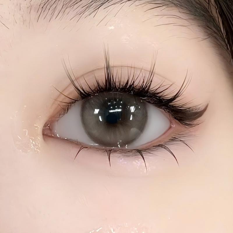 【TiNACON】Natural Gray 14.2mm 6 months Watery Soft Contact Lens 