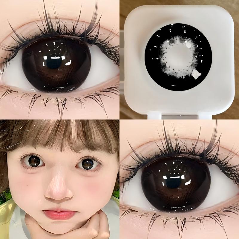 【TiNACON】BIG Black 14.5mm 6 months Watery Soft Contact Lens
