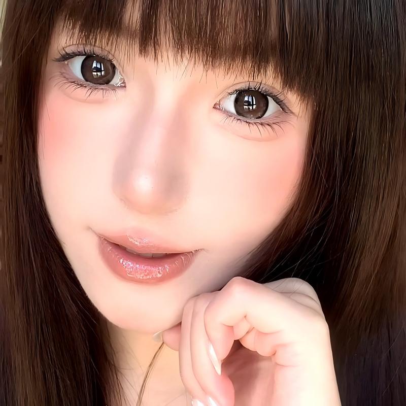【TiNACON】Cashmere Brown 14.5mm Daily Watery Soft Contact Lens
