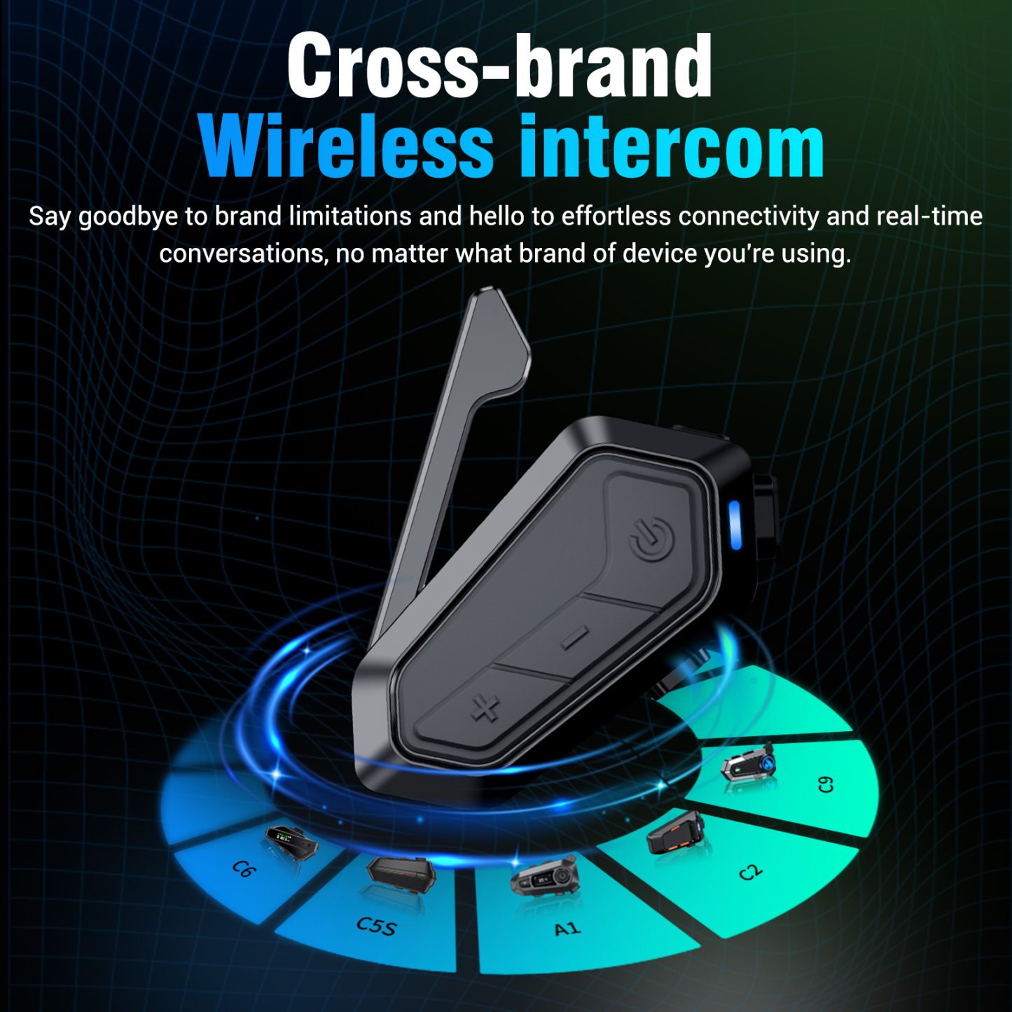 Motorcycle Bluetooth Helmet Headset