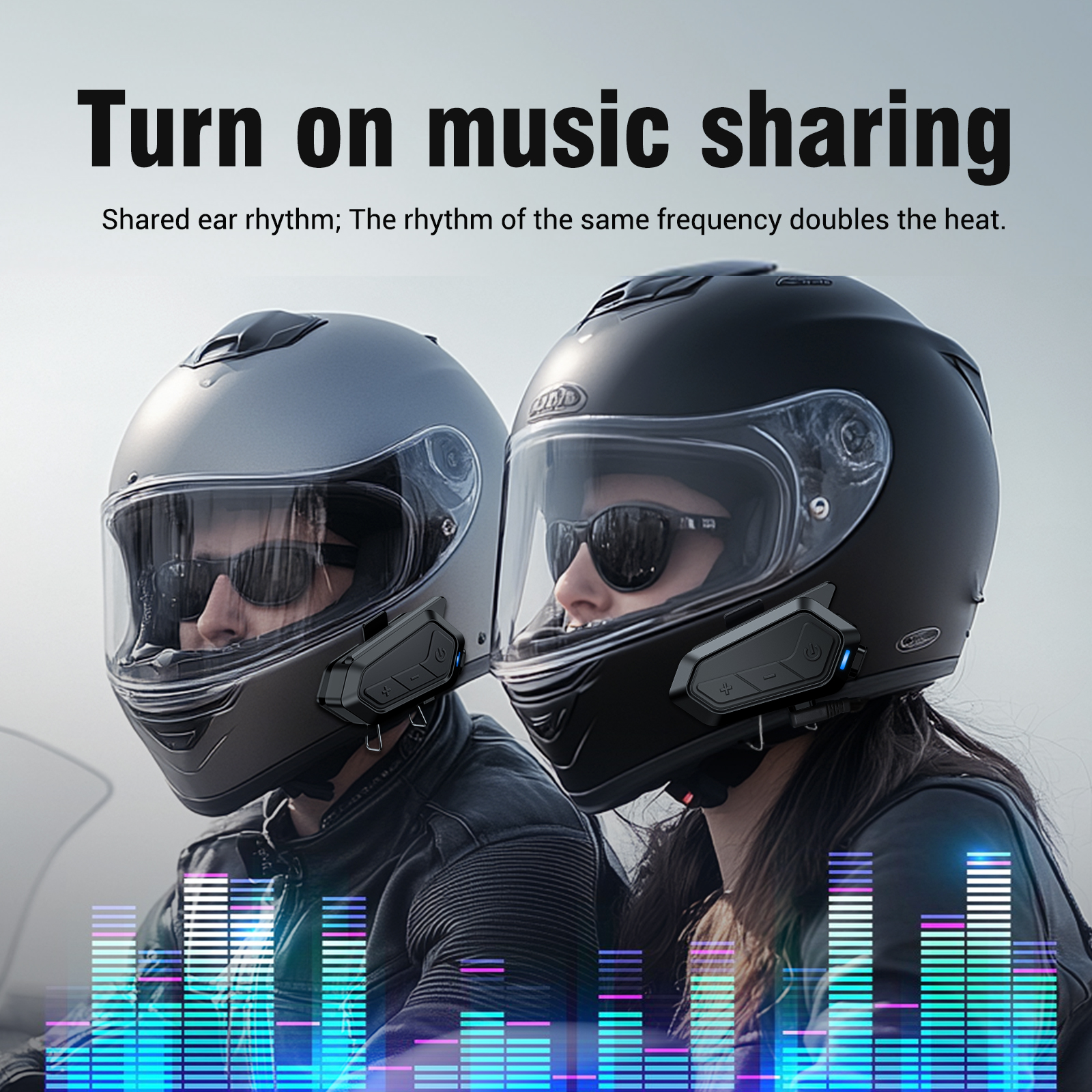 Motorcycle Bluetooth Helmet Headset 