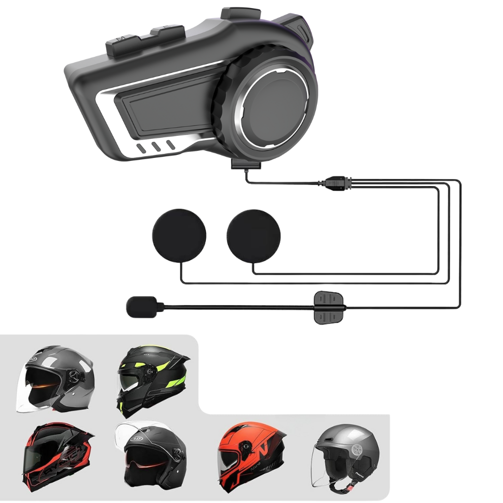 X10 MESH Motorcycle Helmet Bluetooth Headset, 10 rider-Conmunication