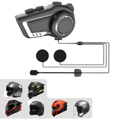 X10 MESH Motorcycle Helmet Bluetooth Headset, 10 rider-Conmunication