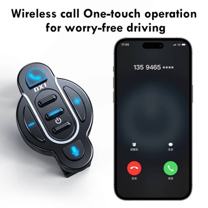 Helmet Wireless Remote Control for Motorcycle, E-Bike & Bicycle | Bluetooth Handlebar Controller