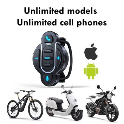 Helmet Wireless Remote Control for Motorcycle, E-Bike & Bicycle | Bluetooth Handlebar Controller