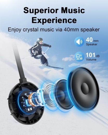 T20  Snowboard  Skiing Helmet headset 