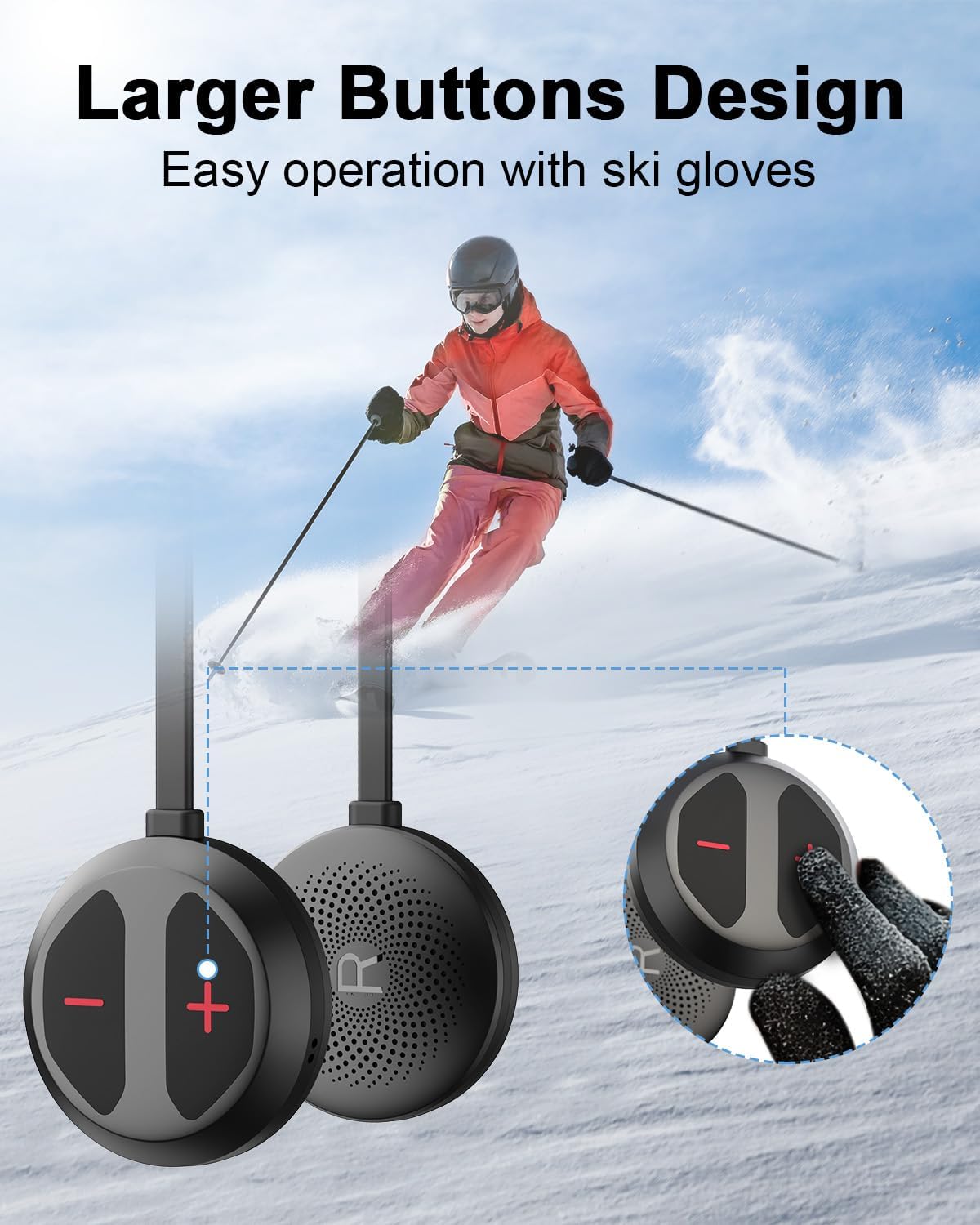 T20  Snowboard  Skiing Helmet headset 