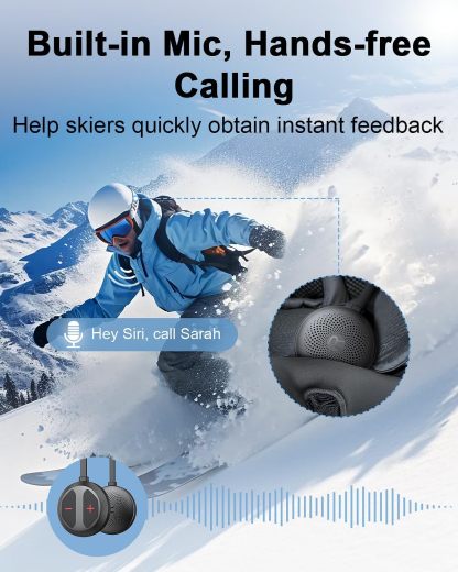 T20  Snowboard  Skiing Helmet headset 