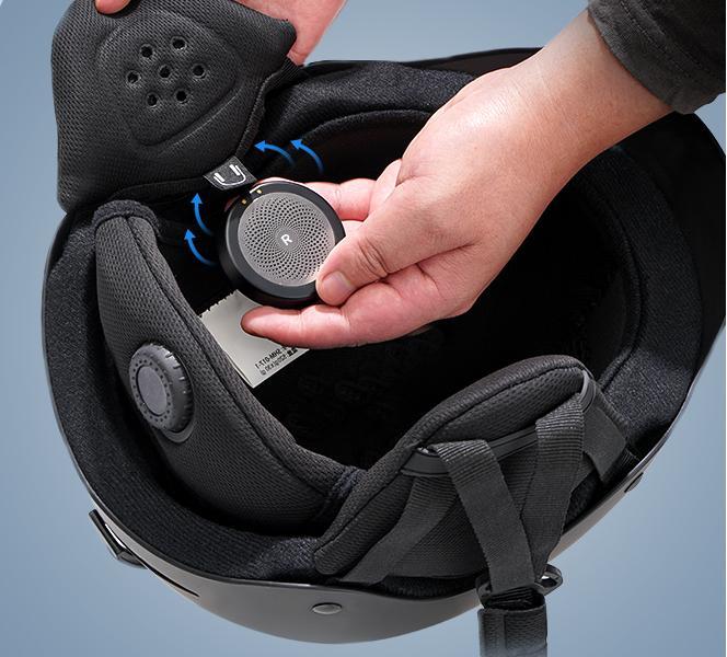 Skiing Helmet headset 