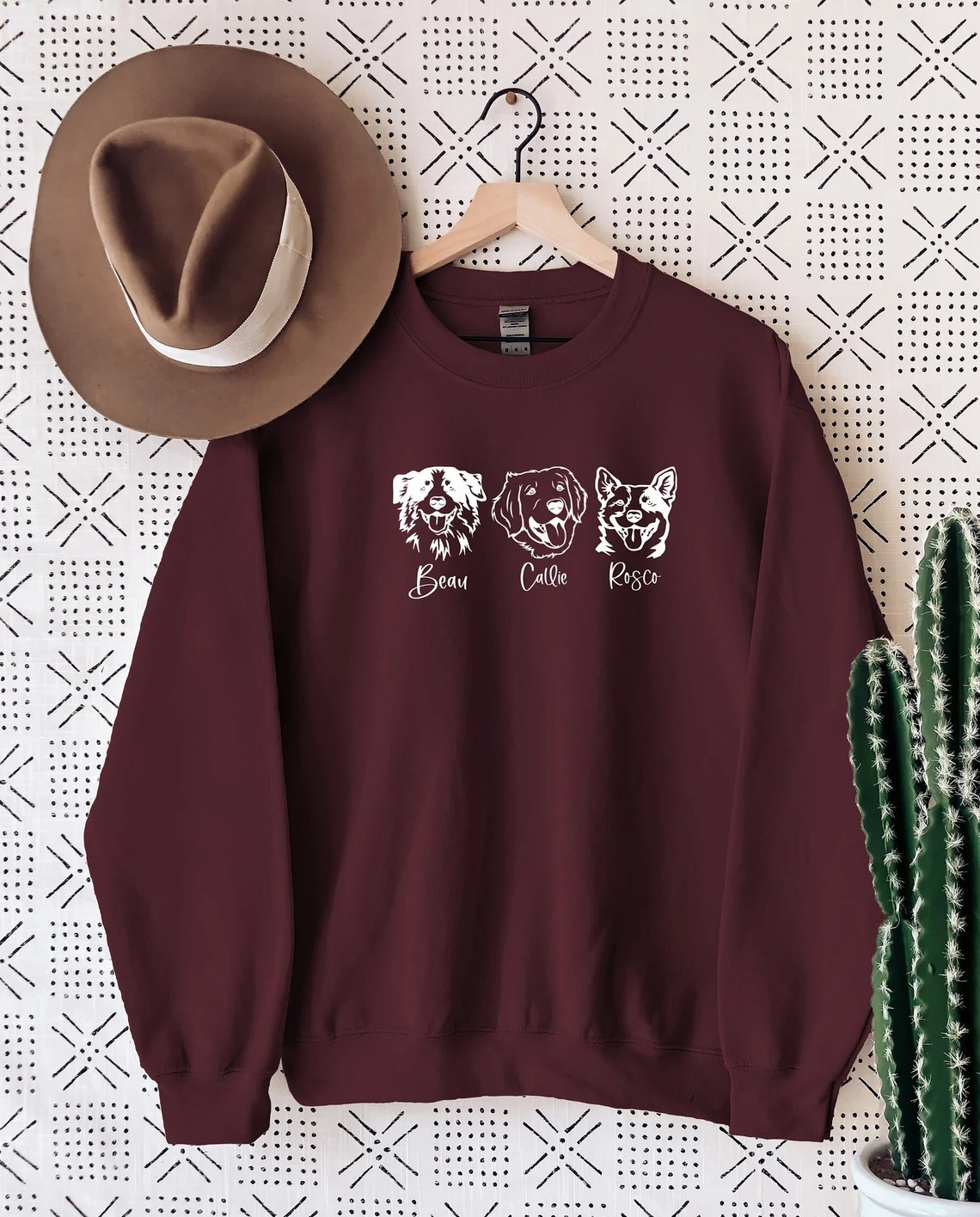 Custom Pet Face Printing Sweatshirt