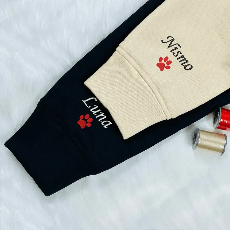 🎄🐾Embroidered Pet Portrait Christmas Jumper Sweatshirt