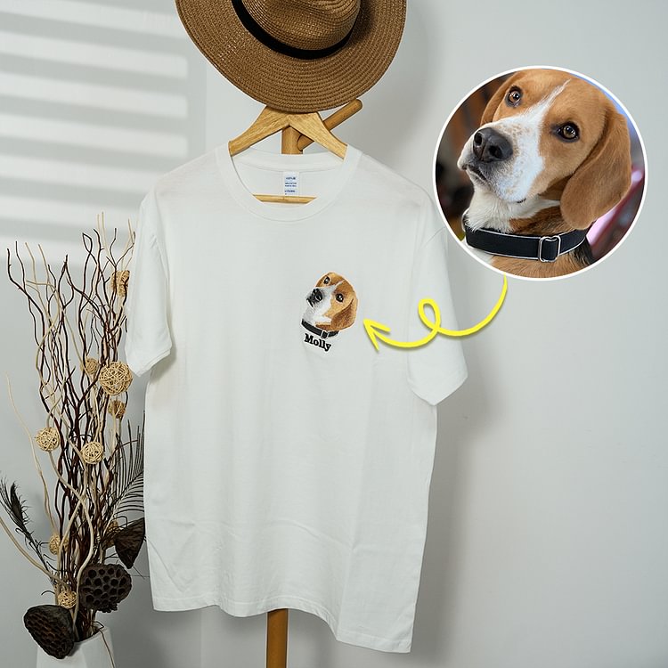 Personalized Pet Upgraded HD Portrait Embroidered Sweatshirt