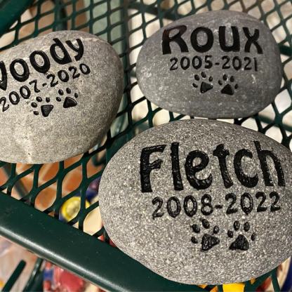 Personalized Pet memorial Stone Dog or Cat