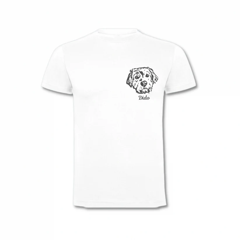 Printed Dog and Cat Face Hoodie (Unisex) - Black