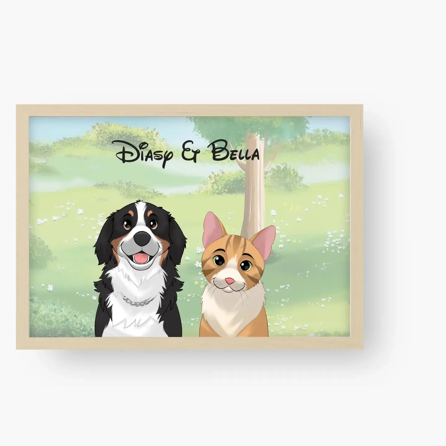 Custom Light Pet Portrait