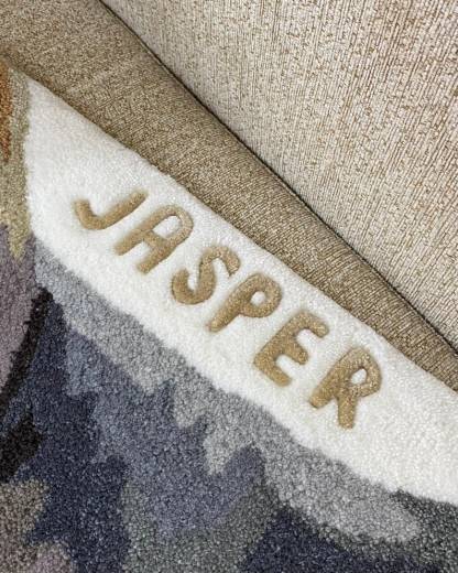 Custom Pet Portrait Tufted Rug, Personalized Animals Rug, Cat Portrait Handmade Rug