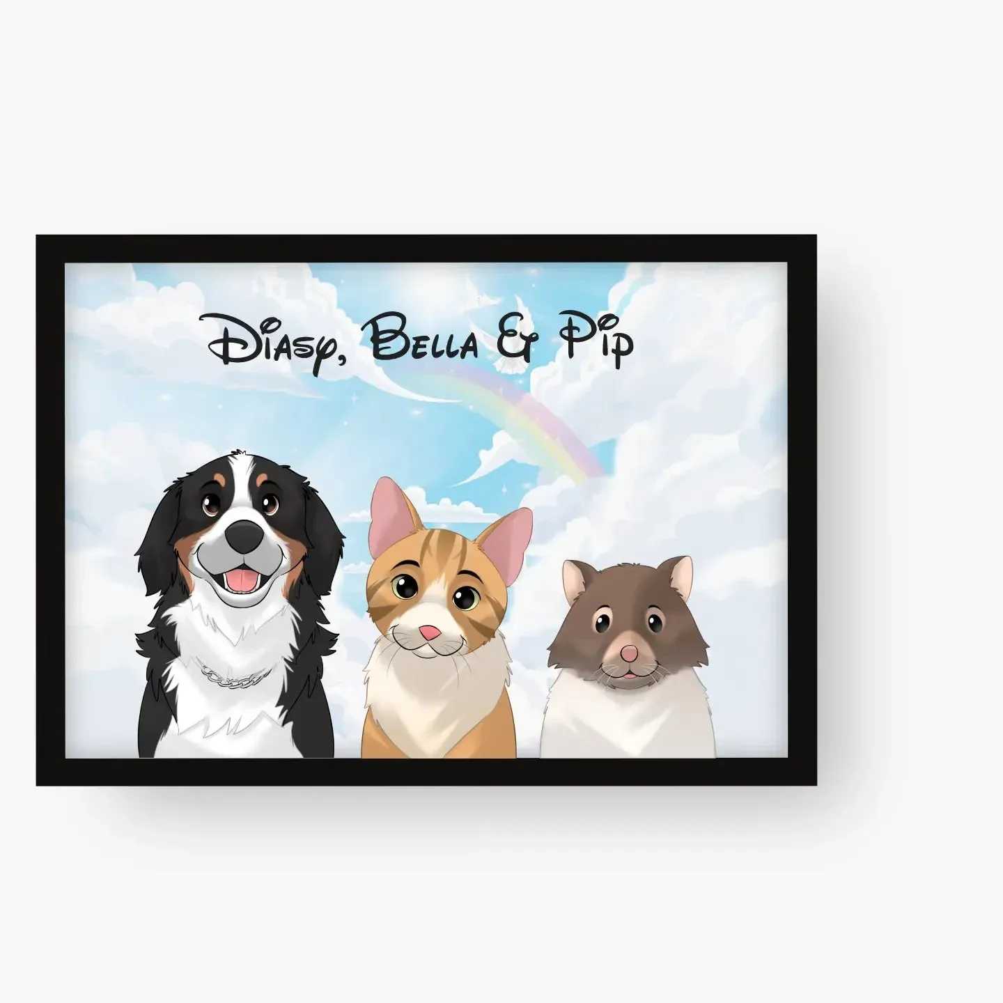 Custom Light Pet Portrait