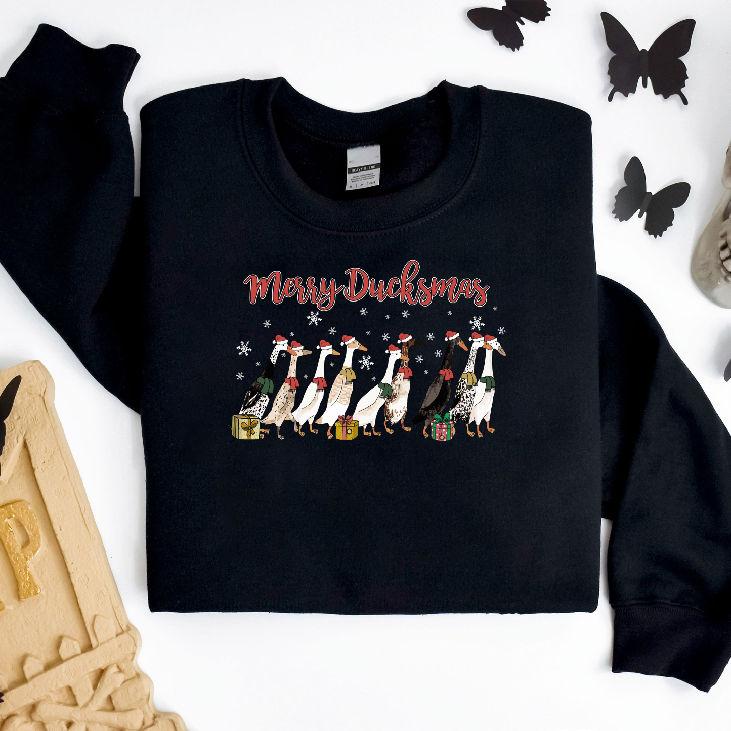 Duck Christmas Sweatshirt, Christmas Goose Shirt, Santa Ducks Crewneck, Funny Animals Christmas Sweatshirt, Farm Lover Gift, Duck Lover Gift