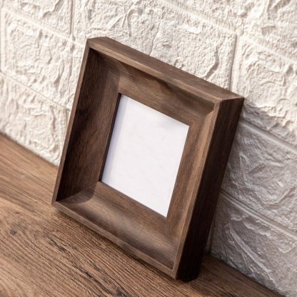 Magnetic Wood Display Frame for Pet Figurine