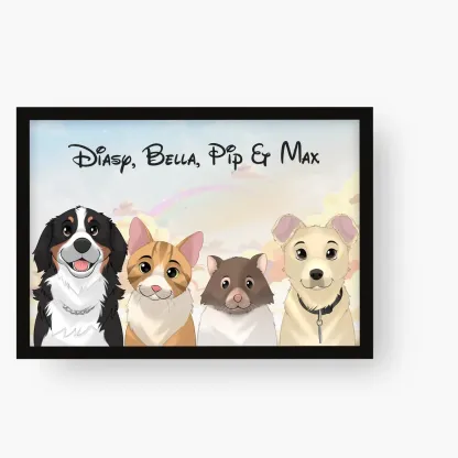 Custom Light Pet Portrait