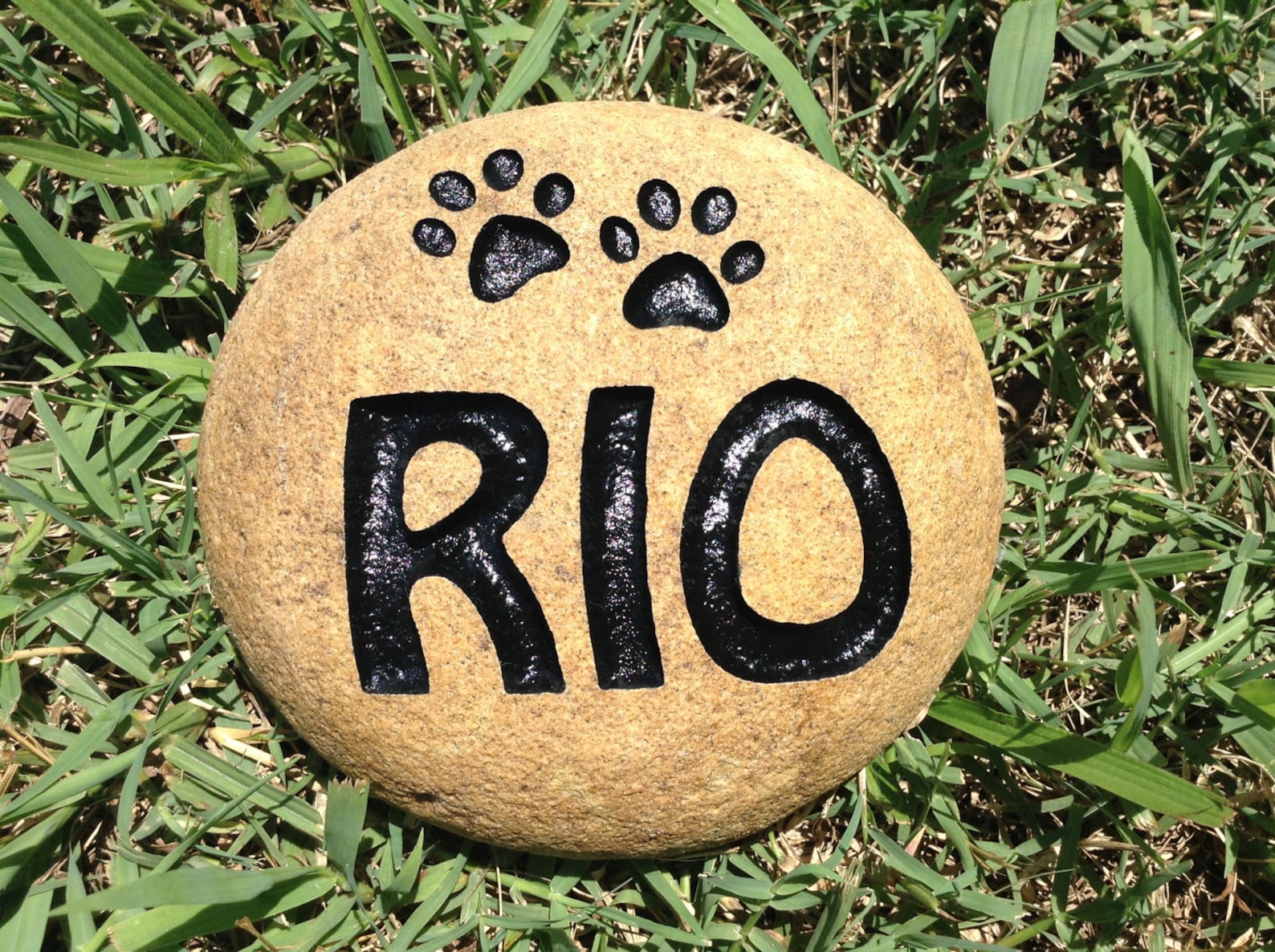 Personalized Pet memorial Stone Dog or Cat