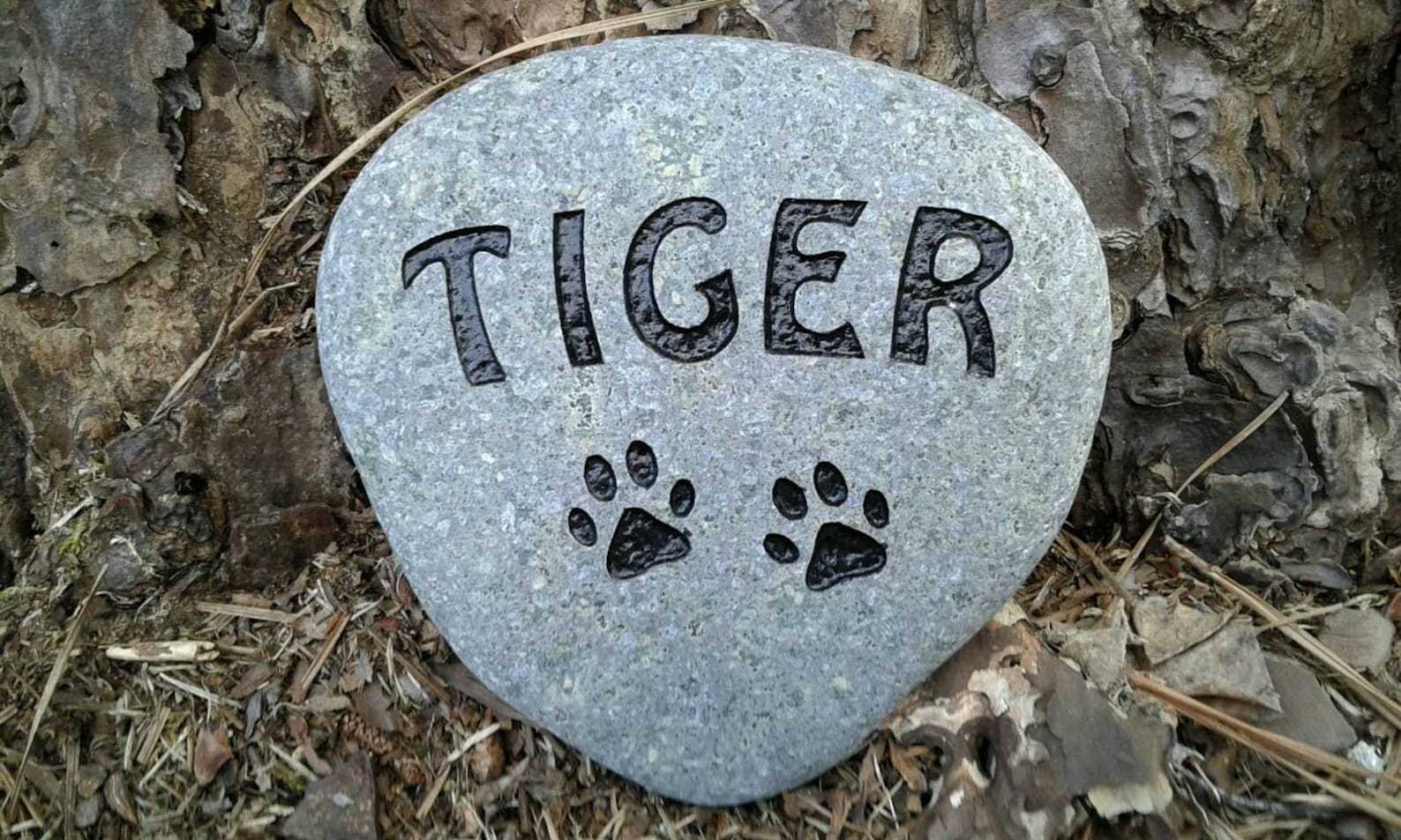 Personalized Pet memorial Stone Dog or Cat