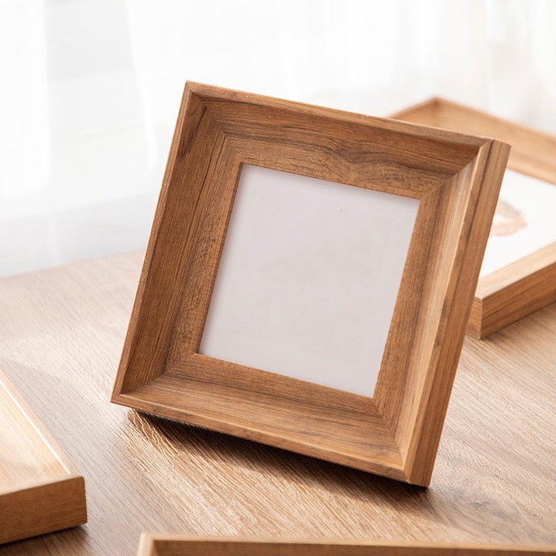 Magnetic Wood Display Frame for Pet Figurine