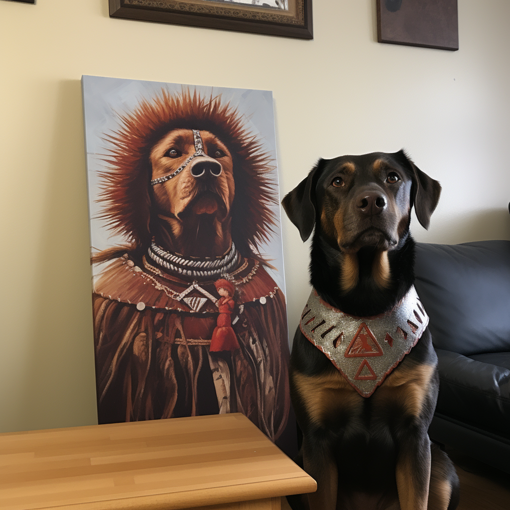 CanvasFarm Viking Canvas for Your Pet