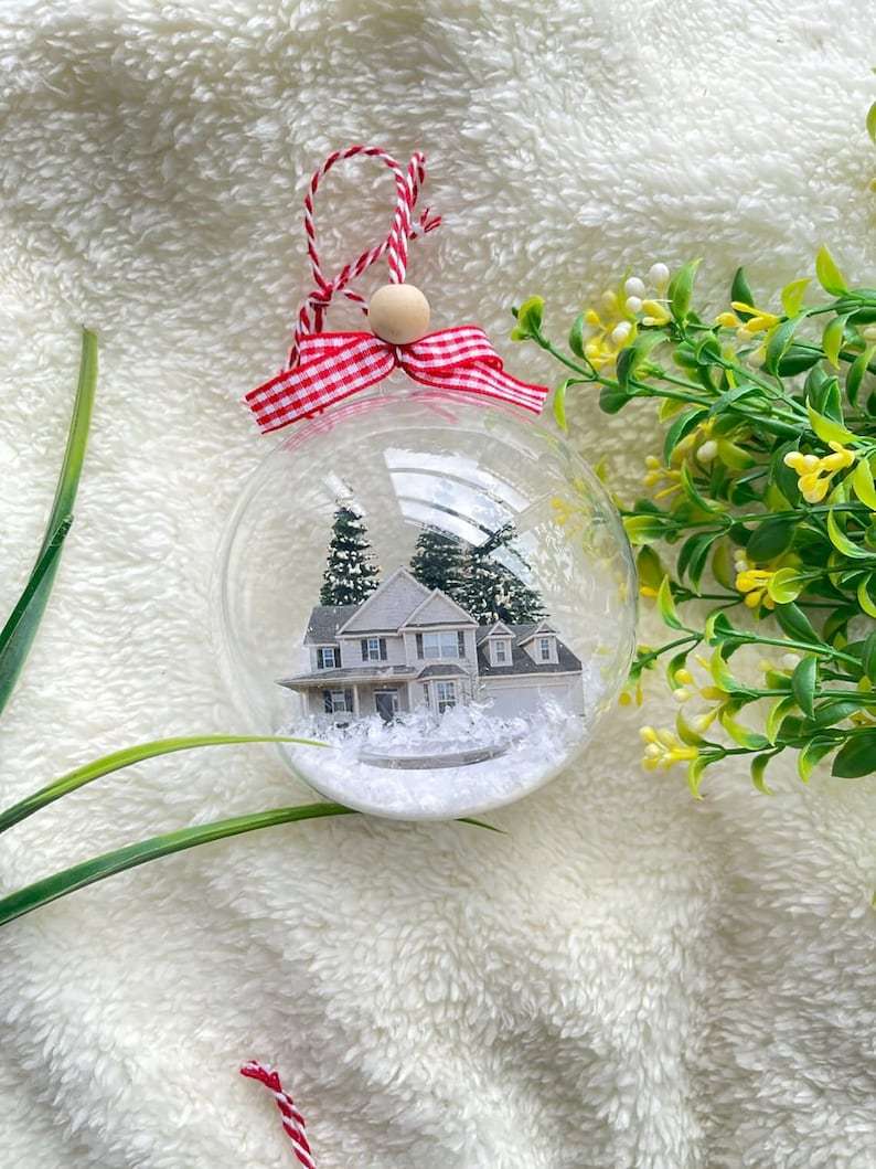 Personalized Pet Ornament Using Pet's Photo - Custom Ornament Christmas Dog Ornament Personalized Dog Ornament Custom Dog