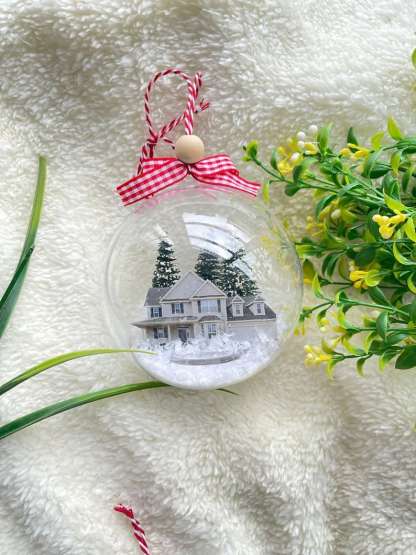 Personalized Pet Ornament Using Pet's Photo - Custom Ornament Christmas Dog Ornament Personalized Dog Ornament Custom Dog