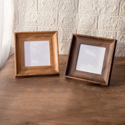 Magnetic Wood Display Frame for Pet Figurine