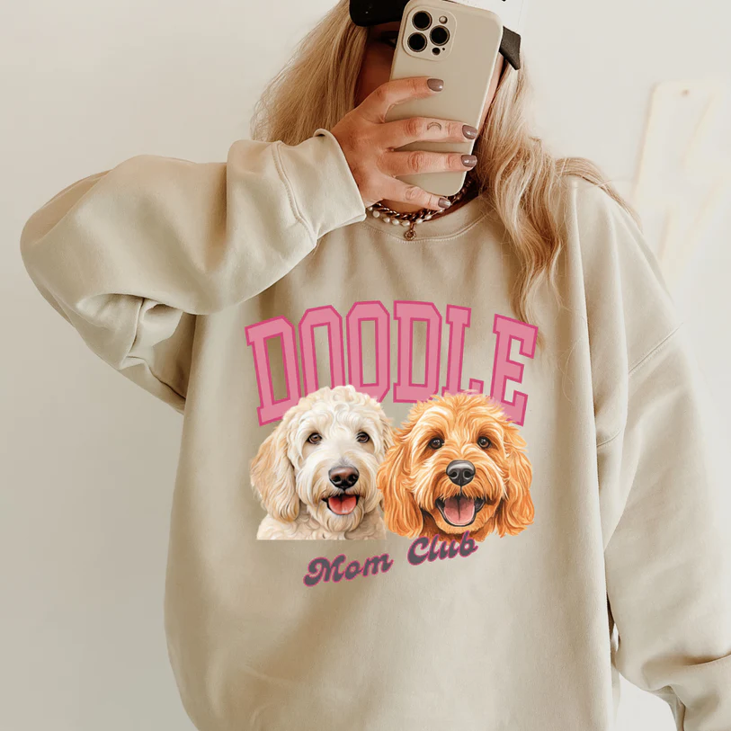 Custom Multiple DOG Mom/Mun Club Sweatshirts