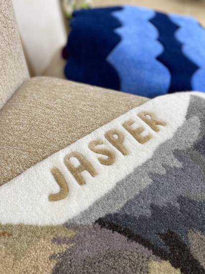 Custom Pet Portrait Tufted Rug, Personalized Animals Rug, Cat Portrait Handmade Rug