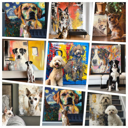 Custom Pet Canvas Collection 🎁BUY ONE GET ONE 50%OFF🎁