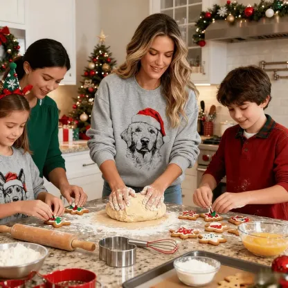 🎄🐾 Furry & Festive! Custom Pet Santa Hat Sweatshirt – Personalized Heat-Pressed Christmas Hoodie for Pet Lovers