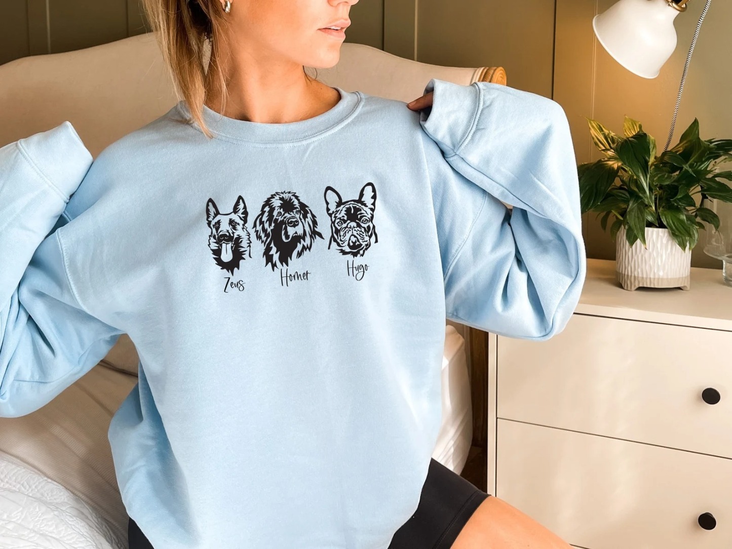 Custom Pet Face Printing Sweatshirt