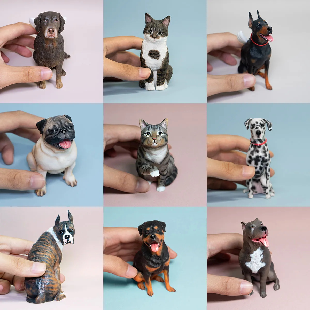 🐶🐱Custom Pet Face Figurine – Multifunctional Pet Portrait Fridge Magnet