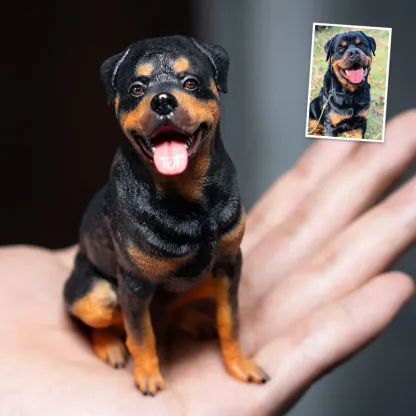 🐶🐱Custom Pet Face Figurine – Multifunctional Pet Portrait Fridge Magnet